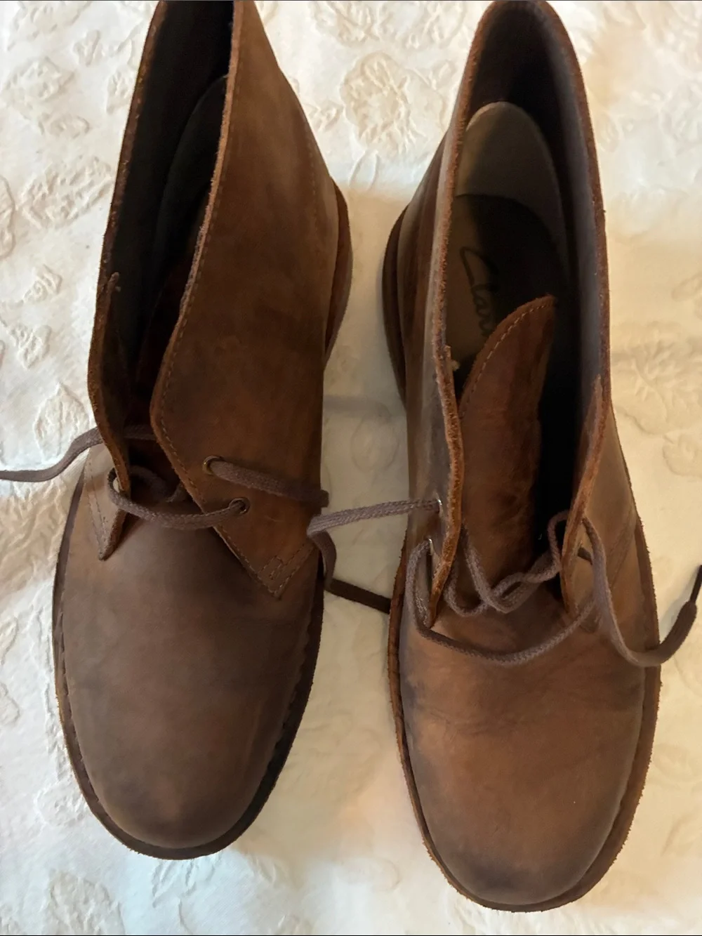 Clark’s Men's Brown Leather Chukka Boots - Classic Casual